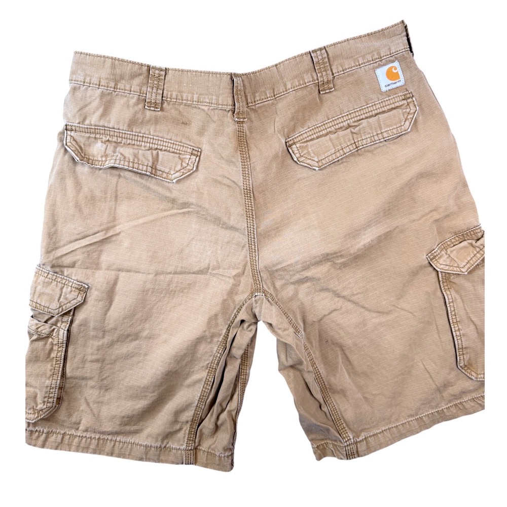 Carhartt Force Relaxed Fit Cargo Shorts Tan Ripstop Mens 38 101168 257